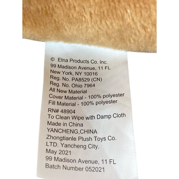 Etna Clapping Singing Musical Stuffed Teddy Bear Moving Hands - Picture 6 of 16